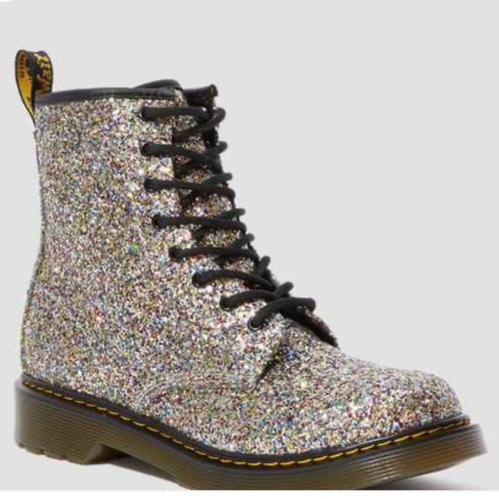 Dr. Martens Glitter Combat Boots